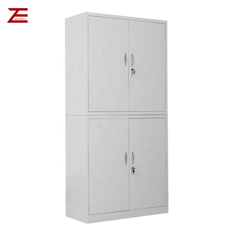 Factory Direct Sales China 4-Door Metal Filing Cabinet Customizable Lock Low Price Good Quality Waterproof Fire File Cabinet