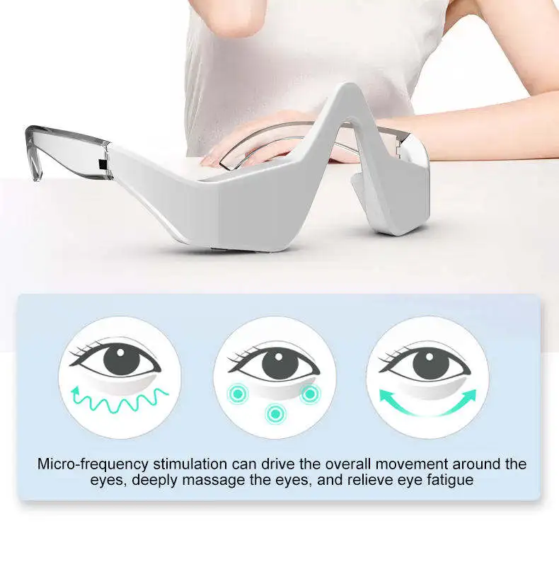 Eyes Care Massager Air Pressure Vibration Digital Wireless Home Use Relax Rechargeable Eye Massager
