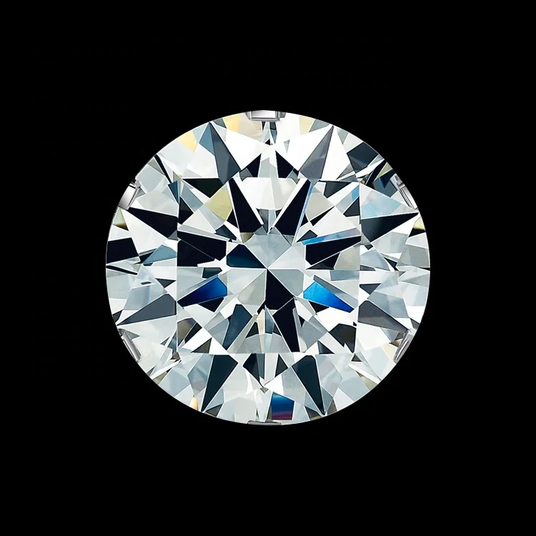 Polished lab created diamond natural loose white round diamonds