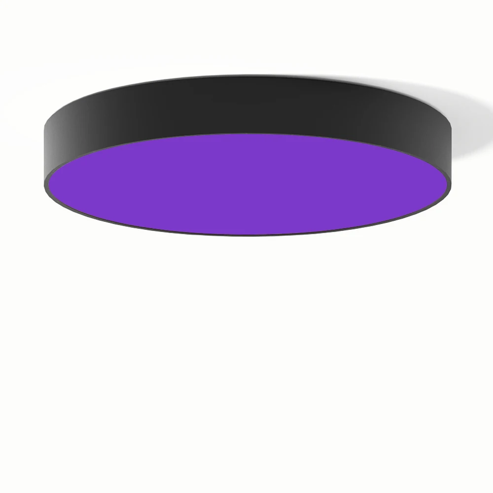 New product RGB round panel led suspension light for ceiling office lighting