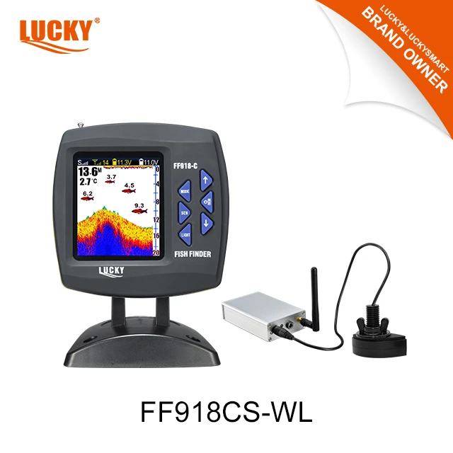 Lucky FF918CS-WL Fish Finder boat bait Underwater Fishing  Camera  for Ice Sea River Fish