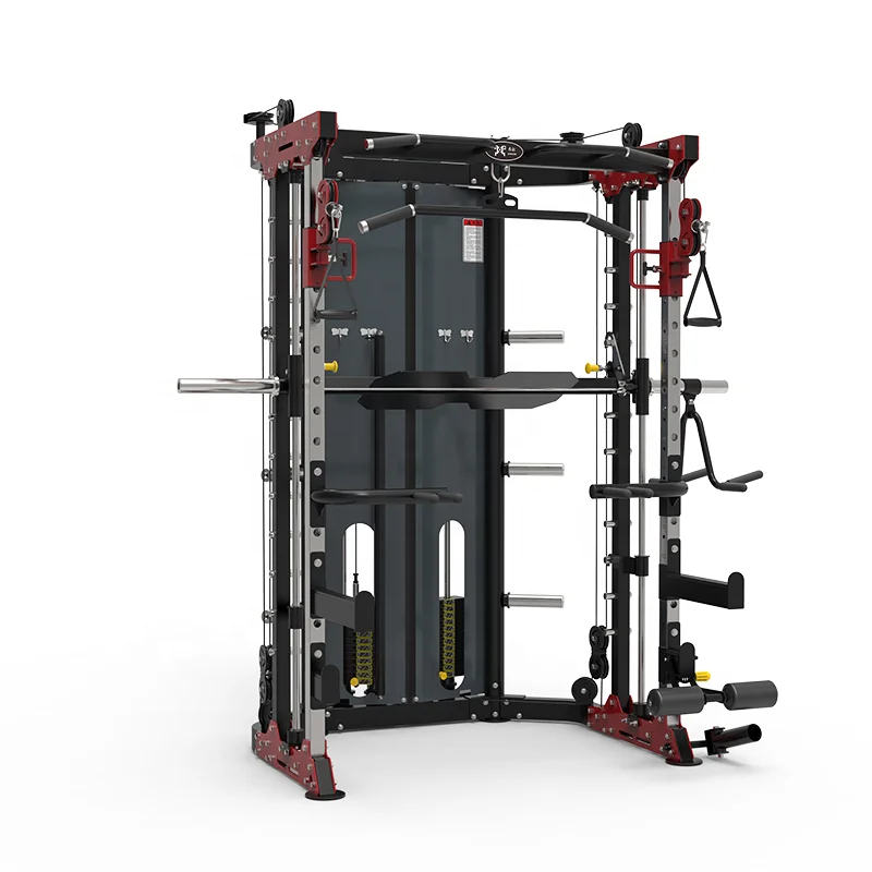 Best price jammer arm multi-functional gym equipment trainer smith machine with weight stack DY-6000