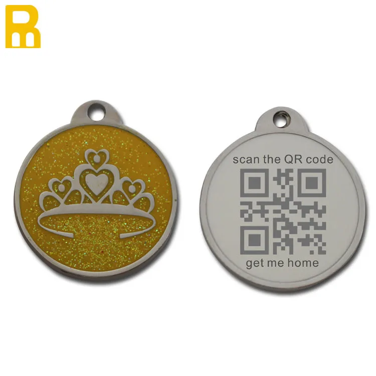 Hot Round Dog Cat Id Tags Tag Engraving Name And Telphone Number And Pet Supplies Diy Personalized Dogs Id Tag Stainless Steel