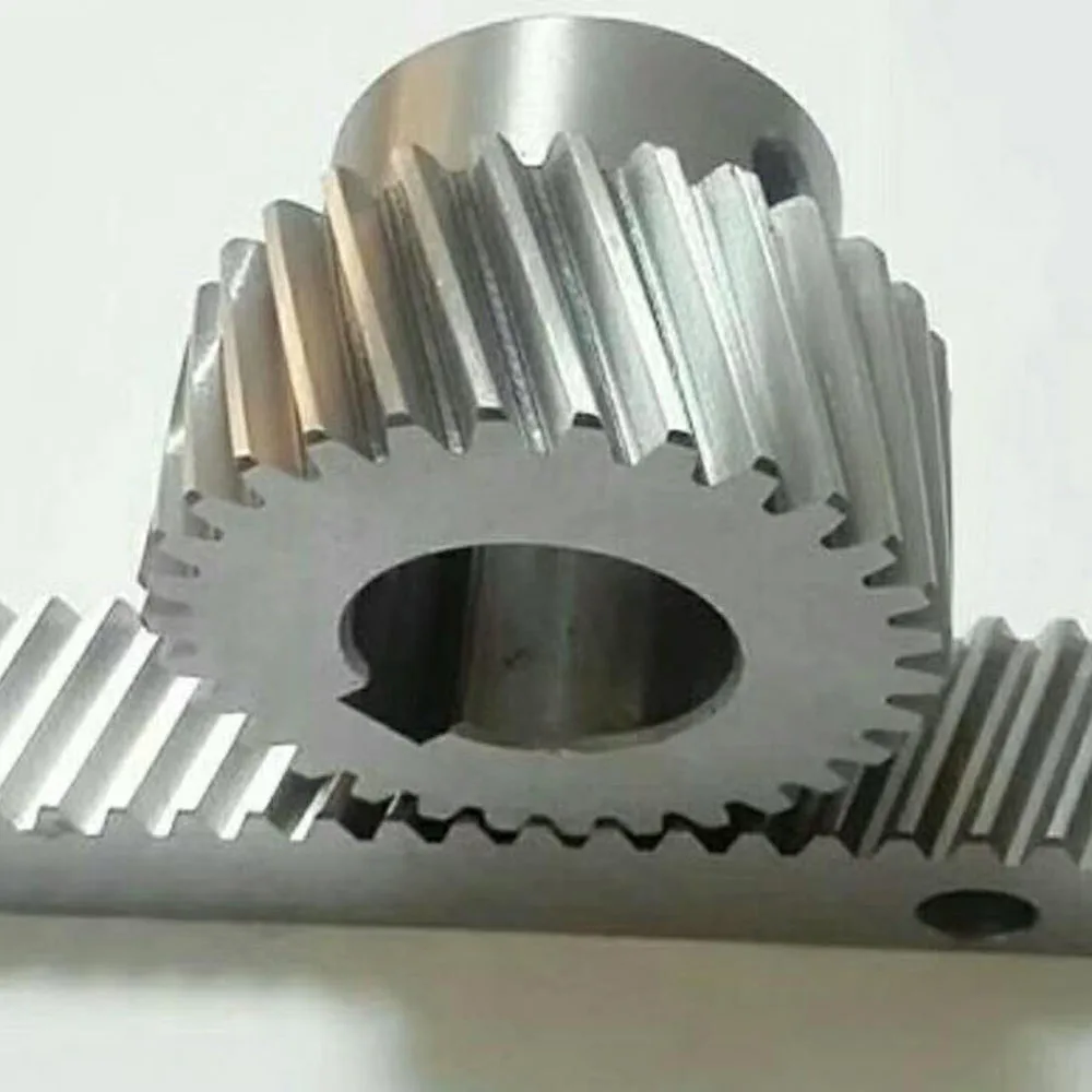 High Precision Hobbing Steel Material Door Helical Small Rack And Pinion Gear For Sliding Gate Opener