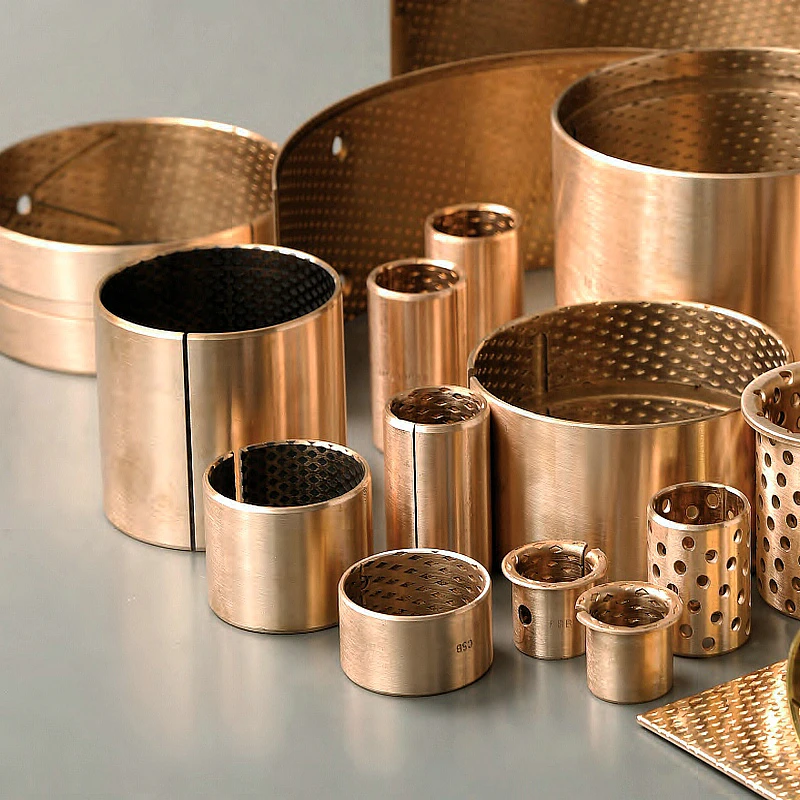 China Supplier A3 Steel Bushing /PTFE inside SF-1W lead free slide Bush/DU SF-1 bushing