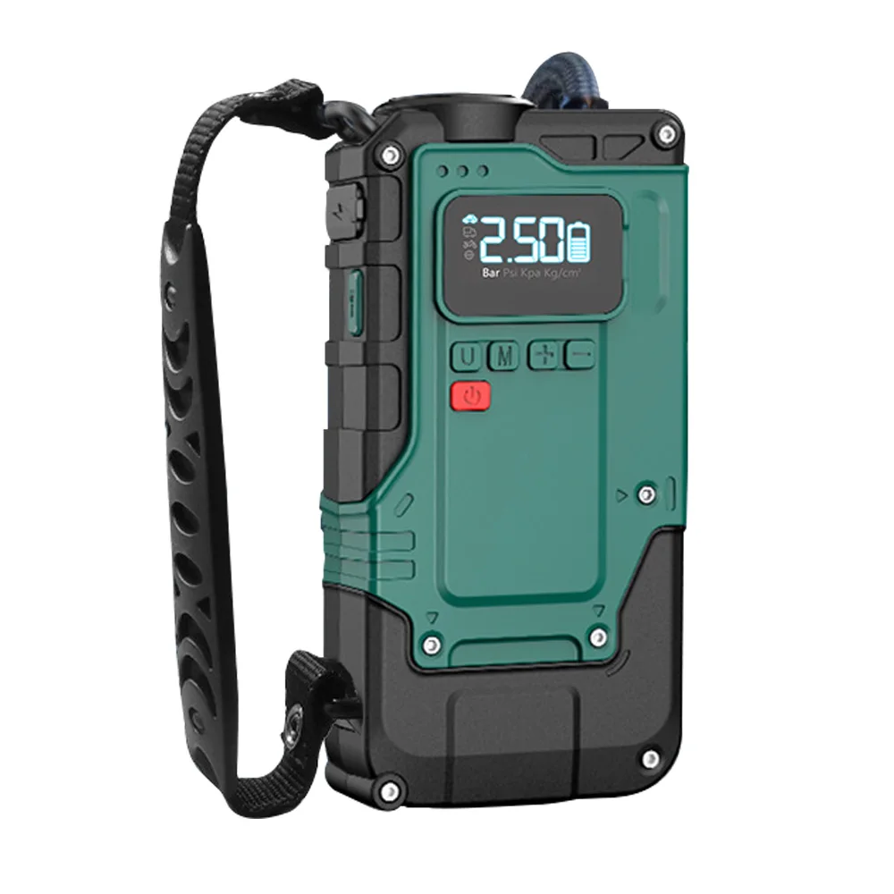 Tire Inflator Portable Air Compressor 6000mAh Portable Air Pump with LED Light 150PSI Air Pump for Car Tires