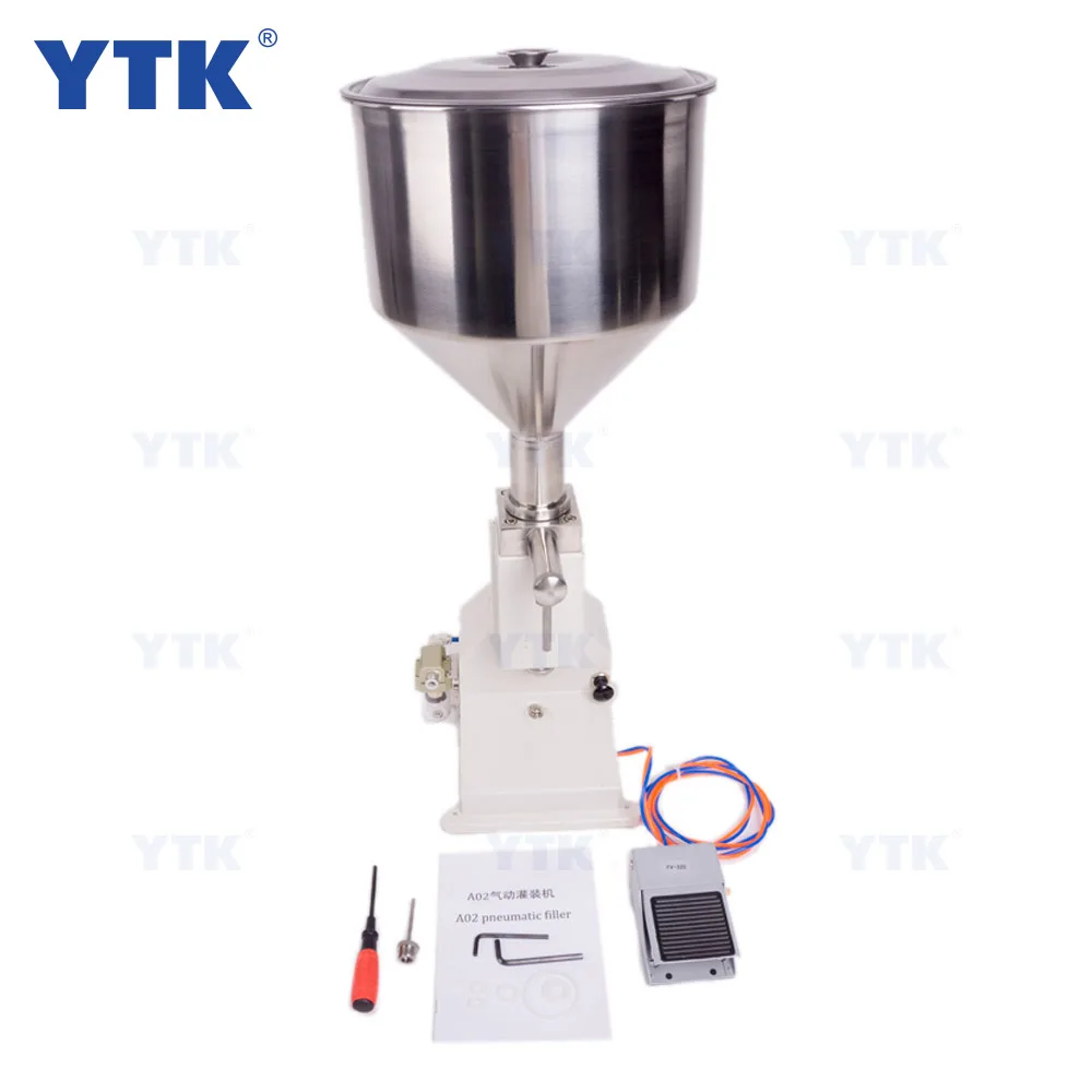 YTK-A02 ножное управление Лучшая цена Малый Объем масла смазки дезинфицирующее средство машина для наполнения кремом