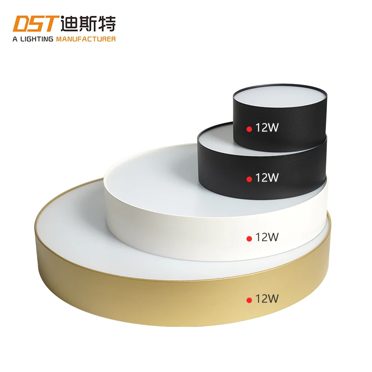 DST Lighting Factory Direct Sale Ultra Thin Frameless Aluminum Indoor Surface Ceiling LED Panel Light