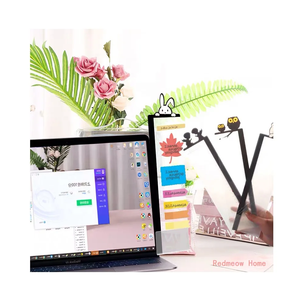 hot sale Computer message board Computer Memo Pads Transparent monitor memo board