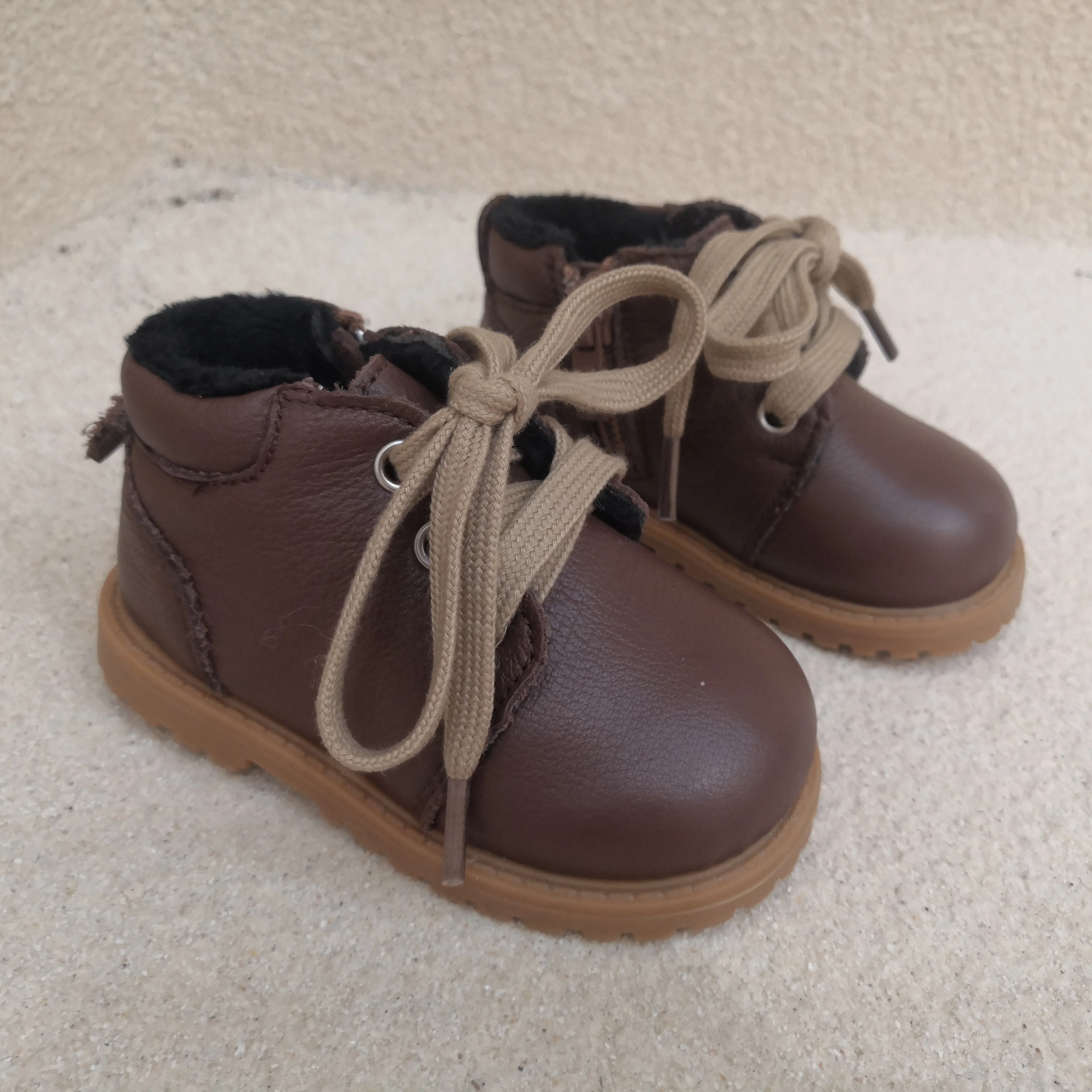 Winter Warm  Baby Solid Snow BootsInfant Girls Boys Cotton Shoes
