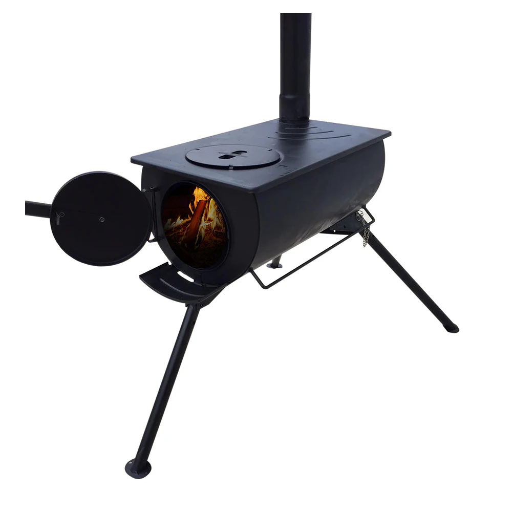 Factory Price Foldable Camping Wood Stove For Hike Travel Boat Hunting Tent Cooking Stove