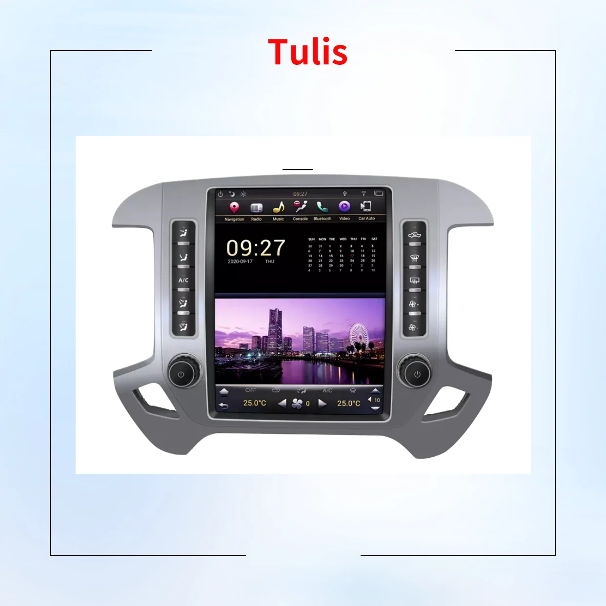 DVD CD AM FM Player Radio Bluet-ooth For Chevy Silverado GMC SIERRA 2014-2018 Android Auto Multimedia Player