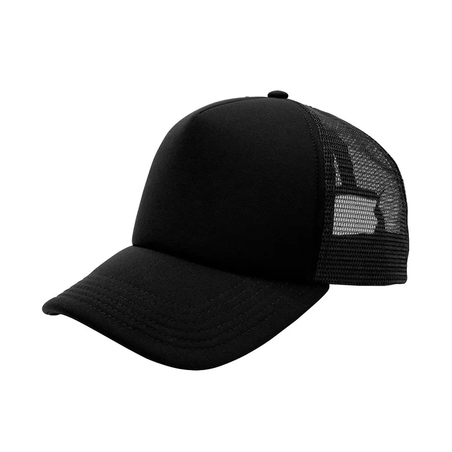2025 OEM B&S  Fashion Trend Assorted Colors 5 Panel High Quality Back Mesh Trucker Hat Caps Custom Logo