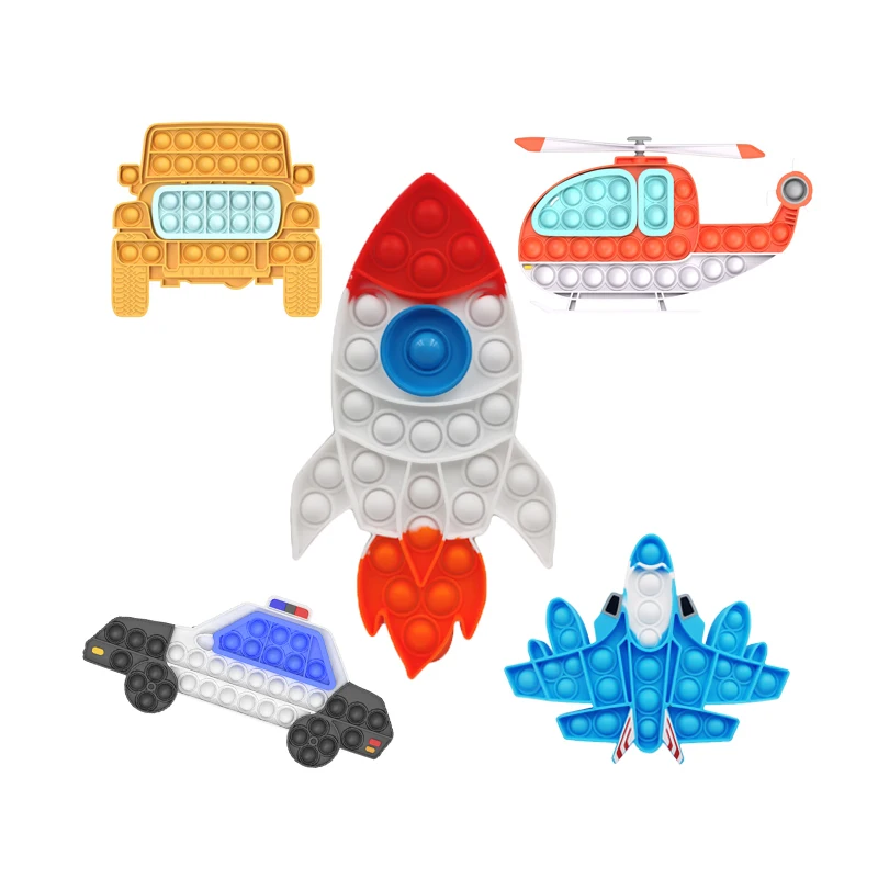 New Kids Stress Relief kit de Silicone Bubble Popper Push Pop Fidget Toy Austim Special Need Sensory Fidget Toys Pack Set 2021