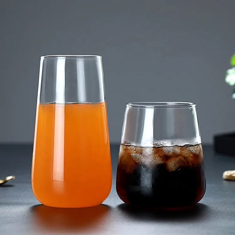 400/500ml High Heat Resistant Borosilicate Glasses for Coffee, whiskey, Milk, Beer, Juice