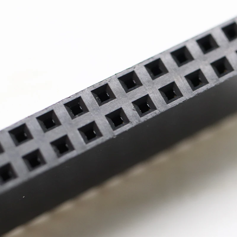 Factory sale direct spacing pitch 2.54mm Height 11.0MM positions 02~40pin dual row female Y type socket female header connector