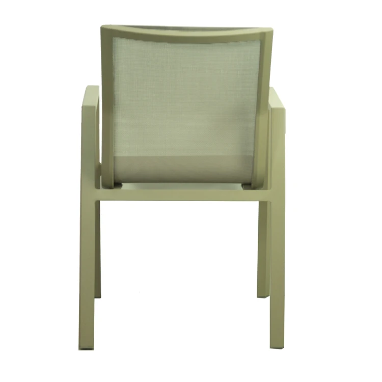 Уличный Штабелируемый спортивный клубный гольф-трасса, бистро, ресторан, патио, сад, тканевый алюминиевый стул