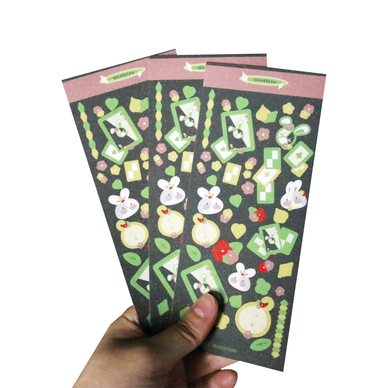 Custom Latest Popular Stickers Logo Vinyl Waterproof Kawaii Adhesive Kiss Cut Sticker Sheets