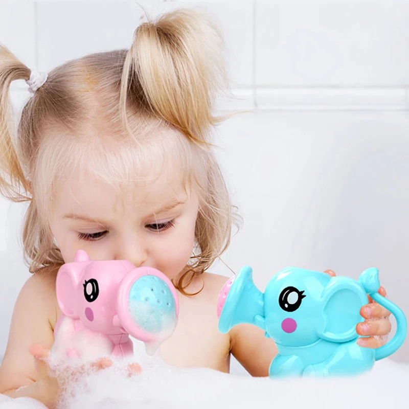 Baby Bath Toy Custom Plastic Animal Elephant Shower Swimming Bathtub Toys for Kids