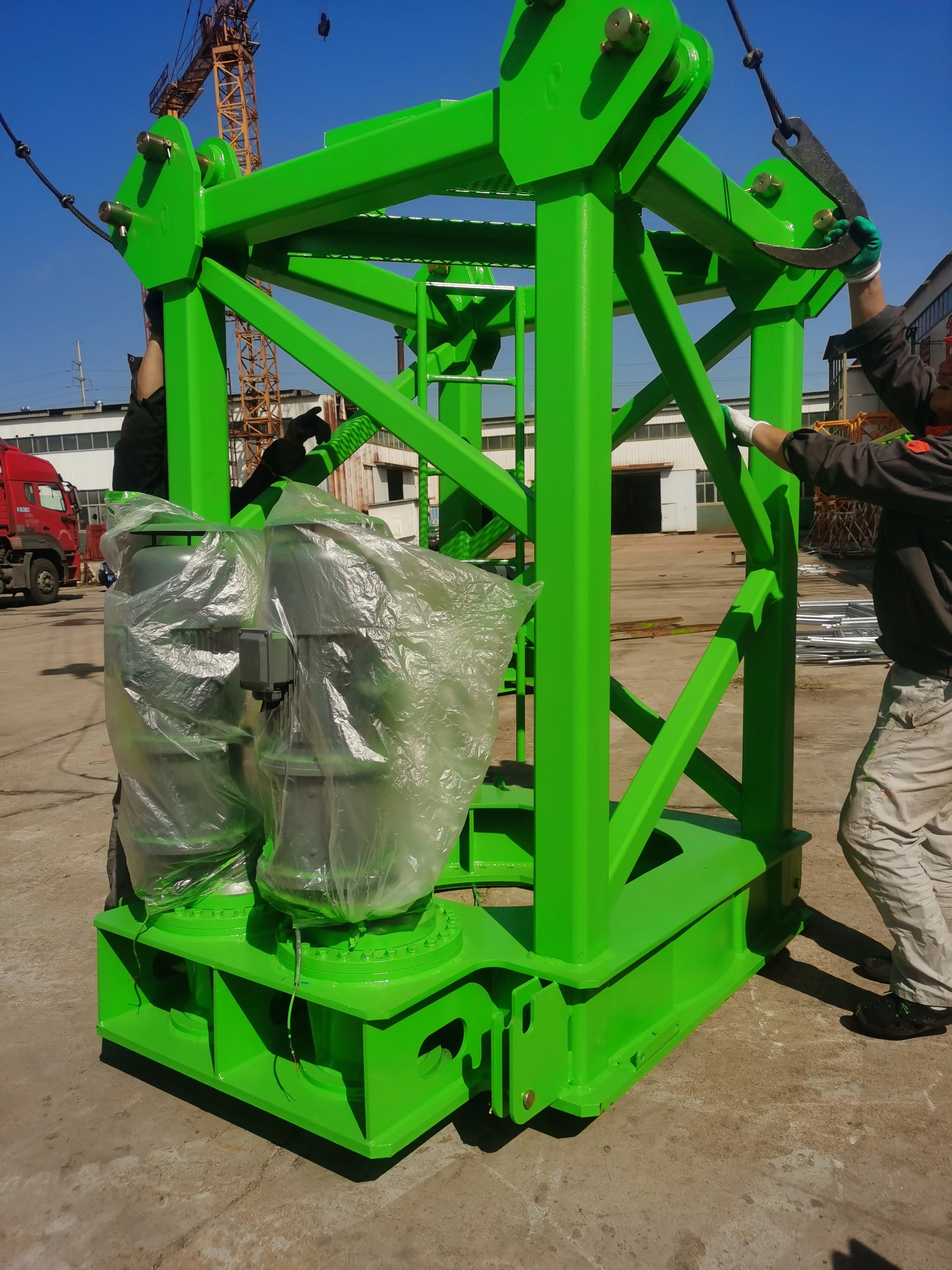 Tower Crane Spare Parts Mast Section Hoisting Jib Section for Construction Site Equipment Spare Parts