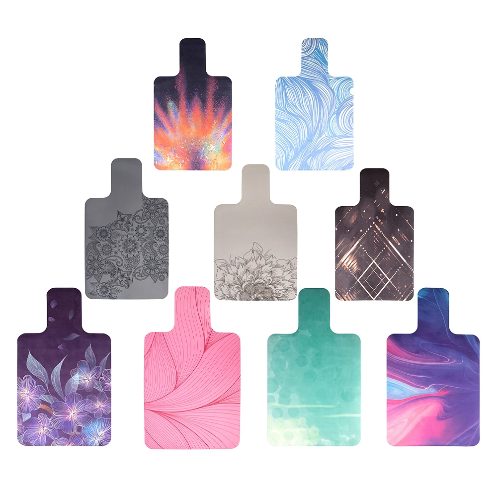 Thin Pilates Accessories Hygiene Reformer Cover Pilates Mat Rainbow Marble Non-Slip Pilates Reformer Mat Towel With Custom Print