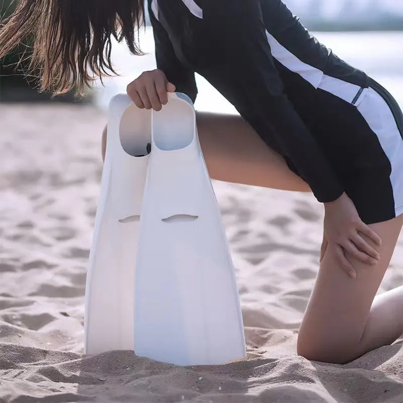 XS Snorkel Long Fins Comfortable Soft Full Foot Snorkeling Fins Scuba Diving Freediving for Kids Swimming Snorkeling Flippers