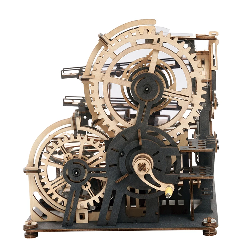 Robotime Rokr DIY Handmade Assembled Wood Craft Gift LGA01 Marble Run Game Toys 3D Wooden Puzzles