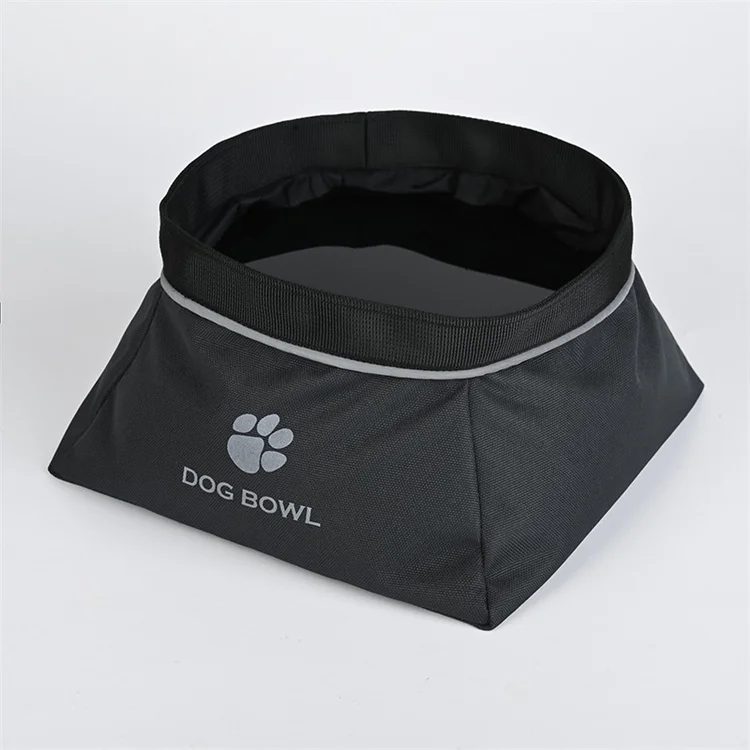 Collapsible Waterproof Dog Food Bowl Luxury Dog Water Bowl for Small Medium Large Dogs Portable Pet Hiking Accessories