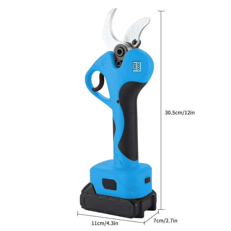 4.0 Lcd Pruning Shears Pure Copper Brushless Pruning Shears Cordless With Li-Ion Battery Electric Scissors Pruning Shears
