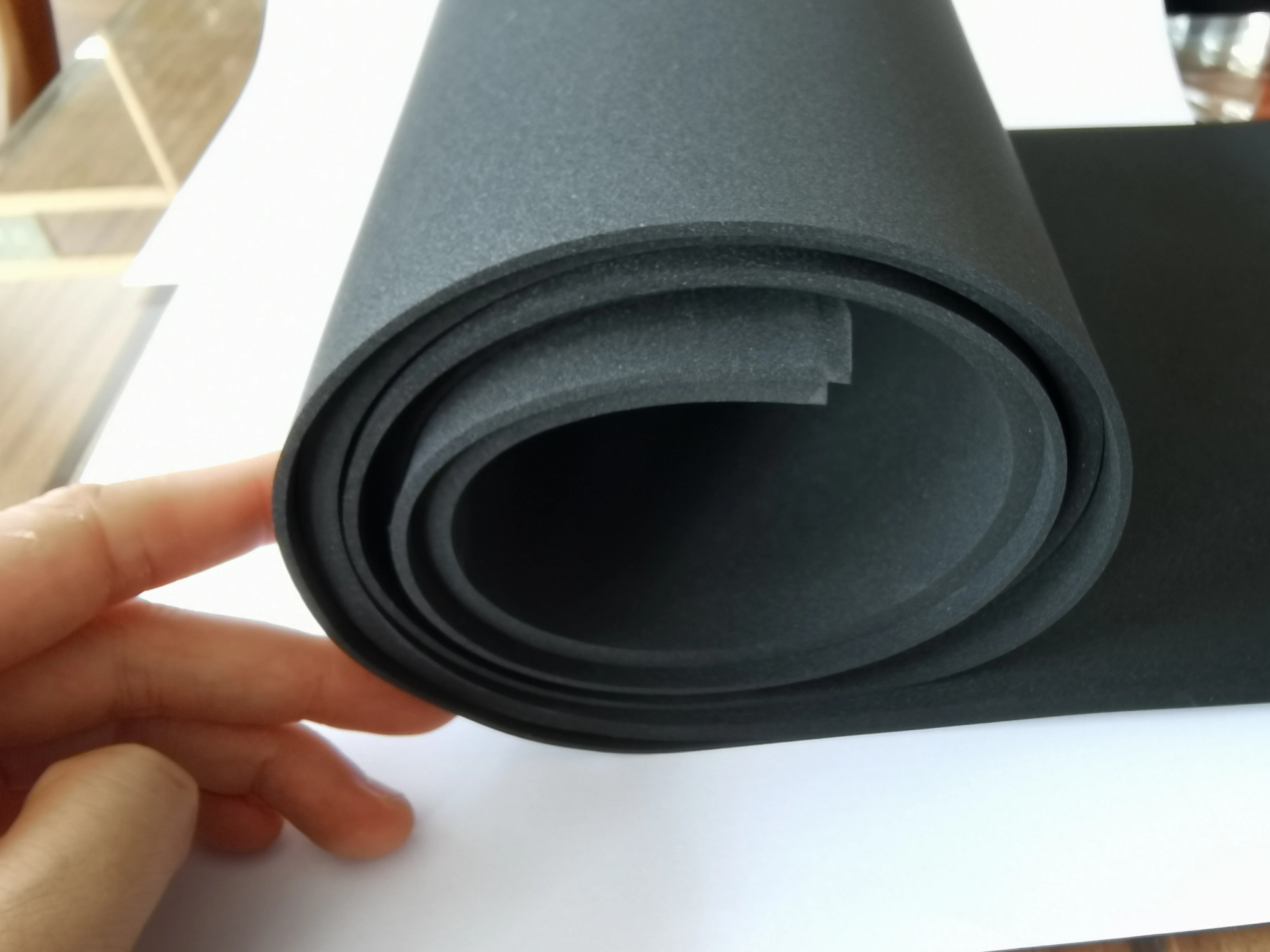 High Quality Black Sponges Water And Fire Proof  And Fire Silicone Rubber Sheets Foam Cr Foam Sponge Panels And Rolls