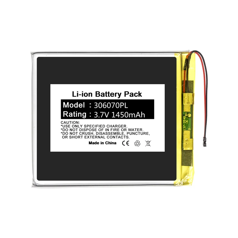 Li-ion Battery 3.7V 1450mah 306070PL Lithium ion Replacement Battery For E-book E-reader 626 615 627 632 630 Fashion Touch Lux 3
