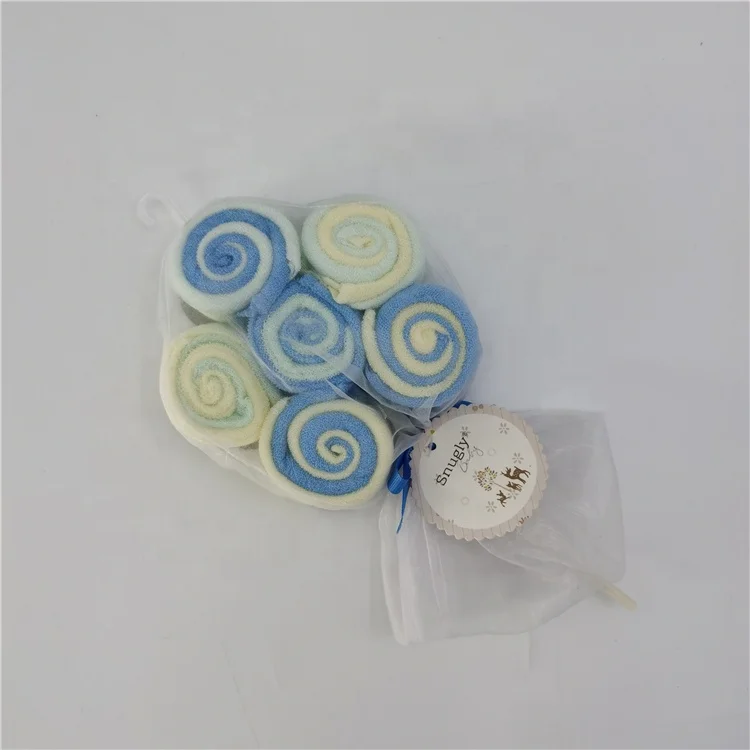 12Pieces Wholesale 100% Polyester Soft Washcloths Baby Set Skin Bath Toddler Washcloths