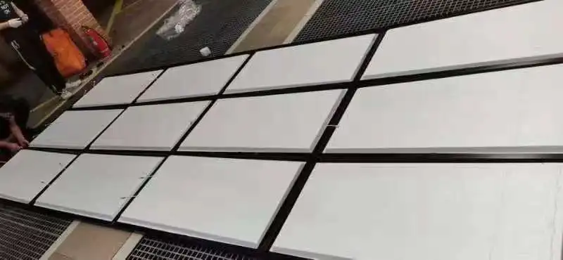 colourful hexagonal pendant shape ceiling cylinder night light touch sensitive panels led