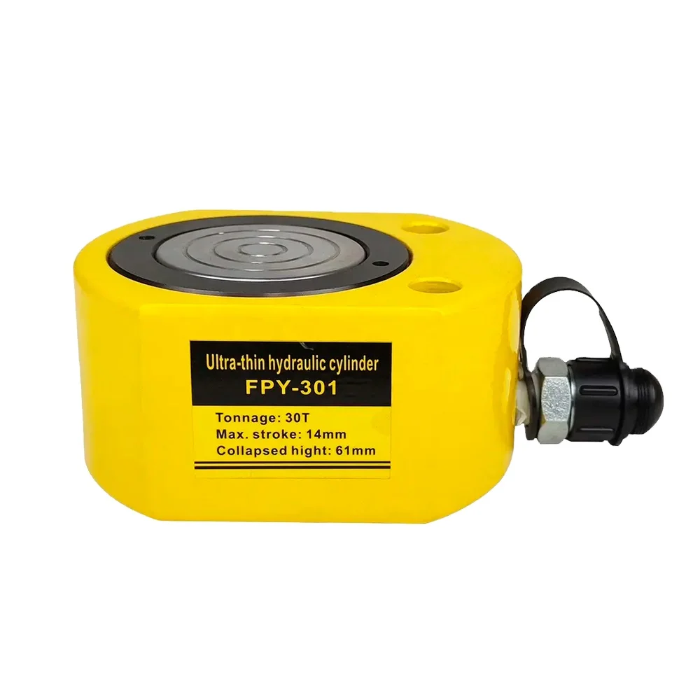 FPY-301 mini thin type short stroke hydraulic flat jack cylinder