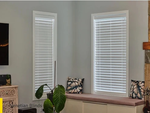 Customized PS Slat Interior Window Shades Venetian Blinds Ultra Light Long Service Life High Temp. Endurable Not Easily Deformed