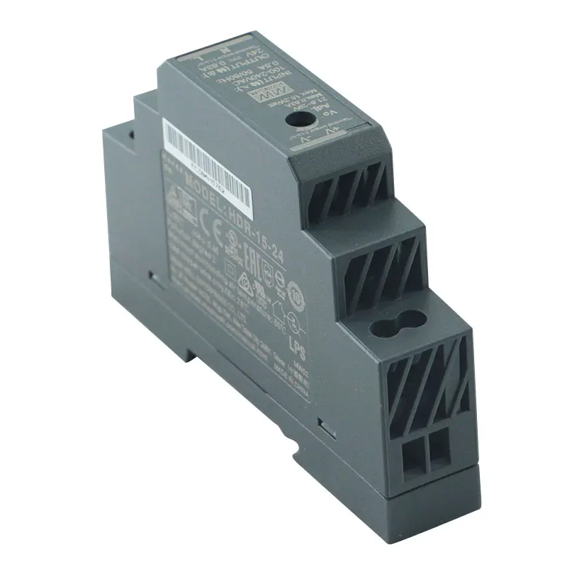 Meanwell HDR-15-24 Household Control Use 15W DIN RAIL Power Supply 24VDC
