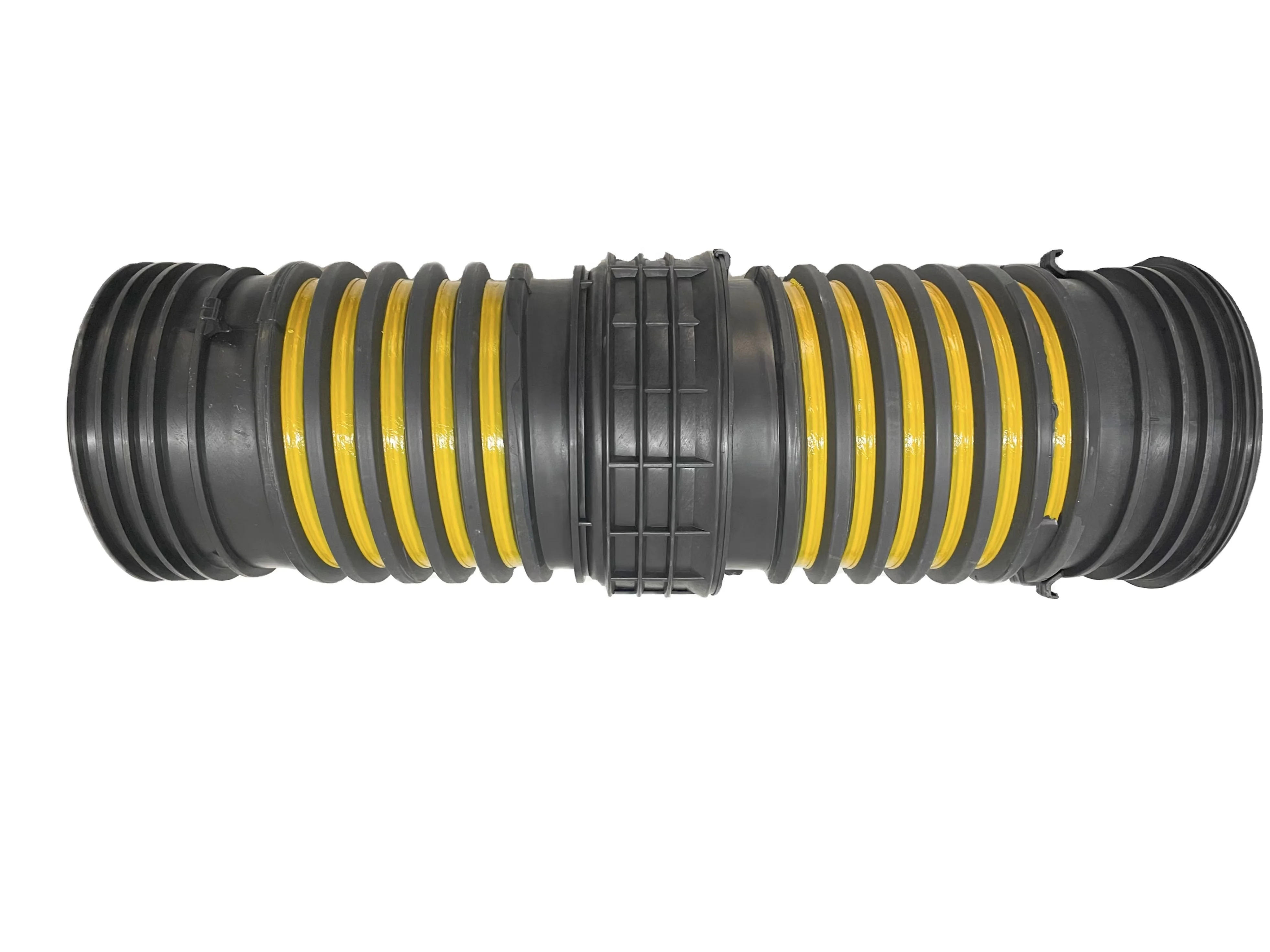 pipe factory UPE-T dn500 double wall reinforced drain plastic pipe sewage treatment sewer installation sewage plastic pipe