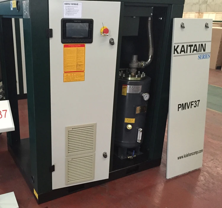 blowing machine high pressure inverter screw two stage air compressor