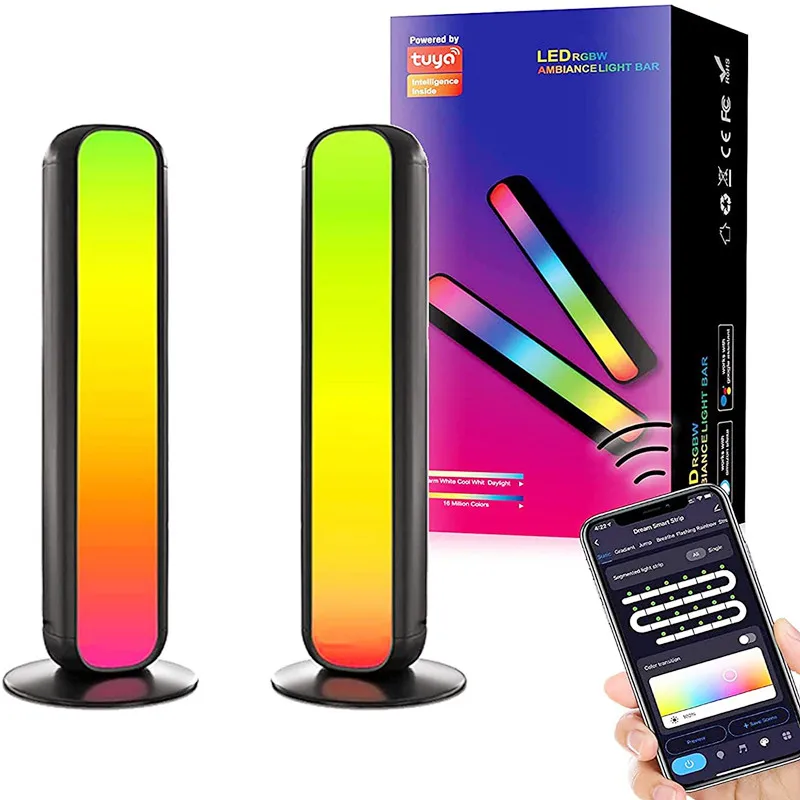 2022 Control Tuya RGBW Led Lamp Colorful Changing Decor Home Music Atmosphere Light