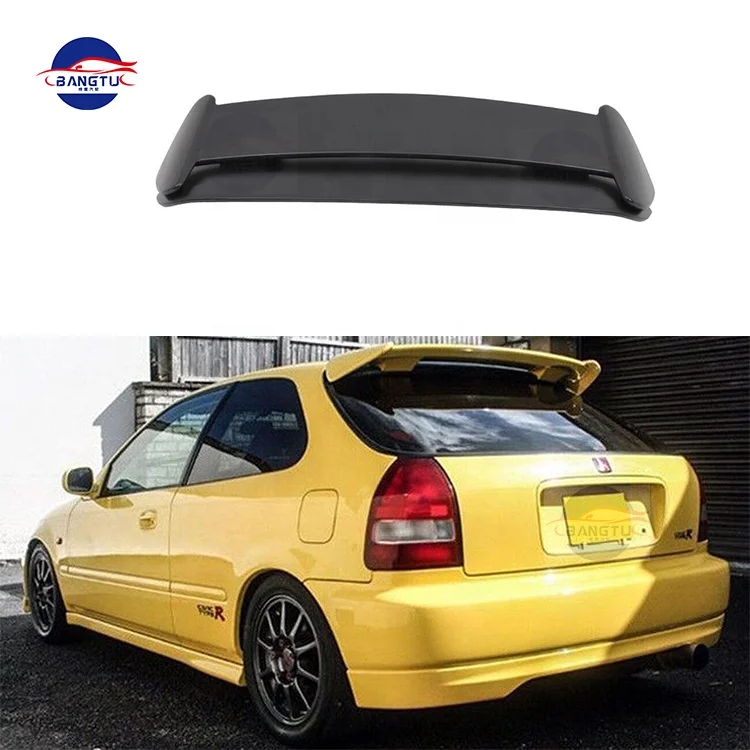 Factory direct sale ABS car rear spoiler fit for HONDA HB CIVIC 1996-2000 spoiler