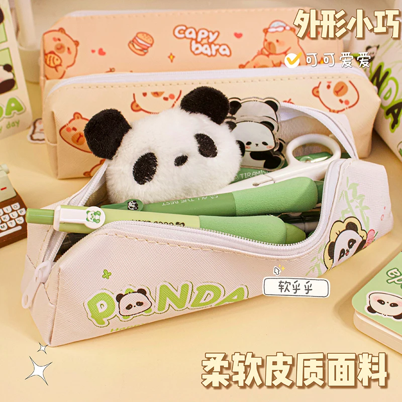 Ins High Appearance Level Stationery Bag Student Pen Bag Kawaii Stationery Wholesale Cheap Pencil case for Girls to School Cute