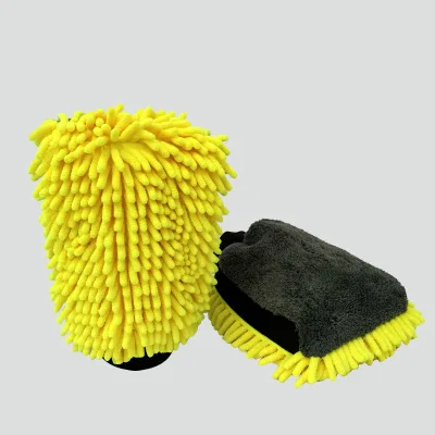 
Wholesale Dual-Sided Microfiber Waterproof Wash Gloves for Car Kitchen Office Cleaning 