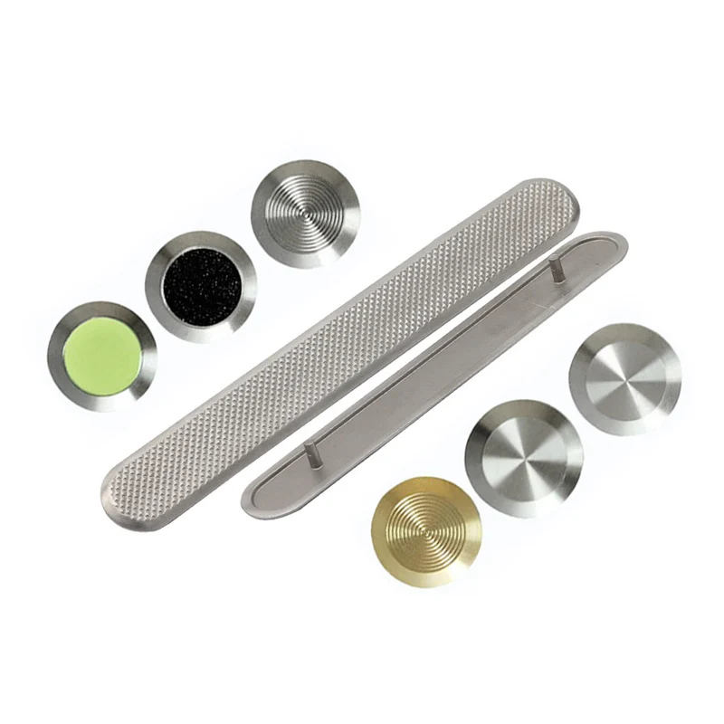 Traffic Road Studs Warning Blind Guiding Pacing Markers Tactile Indicator 304 Stainless Steel Anti-slip Surface Tactile Strips