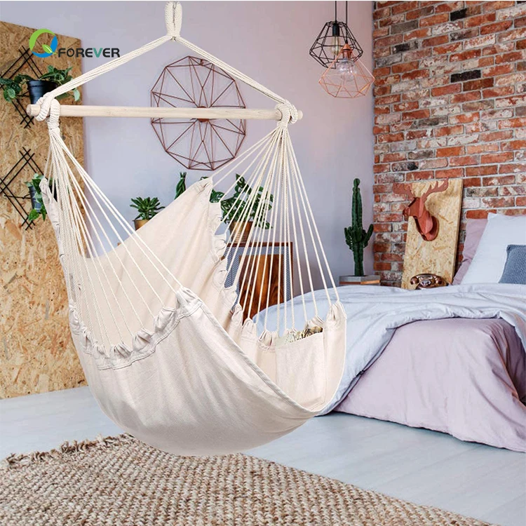 Hammock chair suspension rope swing