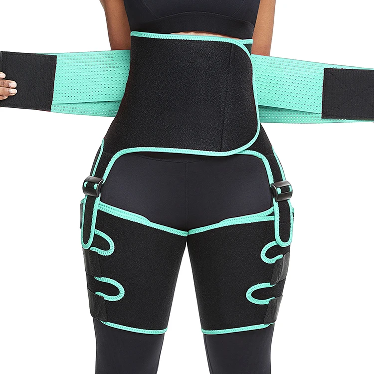 
New Women Gym Workout Lose Weight High Waist Waist And Thigh Trimmer Belt Compression Neoprene Thigh Shaper 