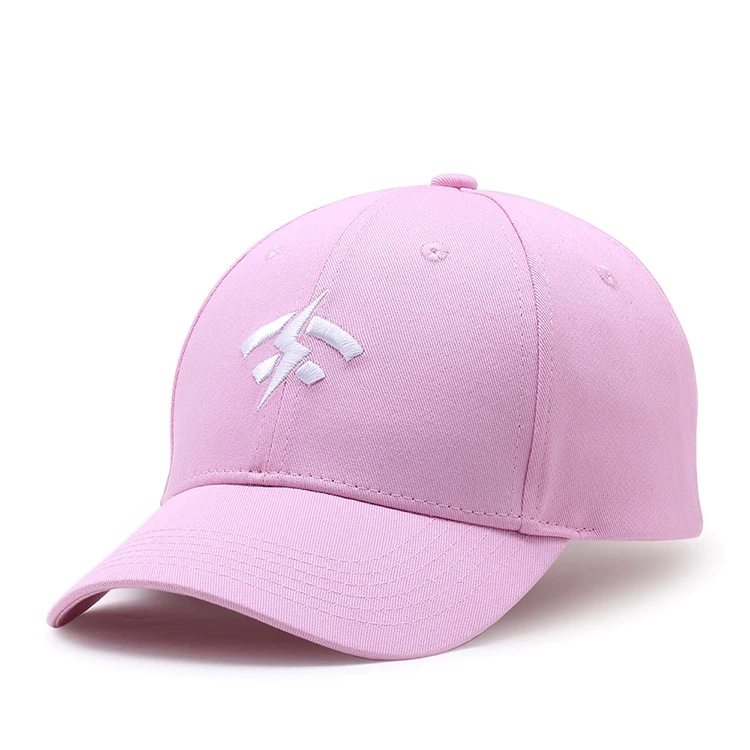 Factory price custom logo large cotton embroidery all white baseball cap