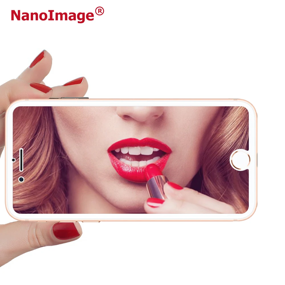 Прозрачная Оптическая Серебристая зеркальная пленка для iPhone 7/8/X Противоударная зеркальная защитная пленка для экрана HD Противоударная пленка