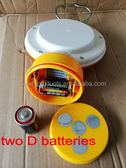 road hazard amber strobe warning lamp flashlight with magnetic base blinking led solar lights