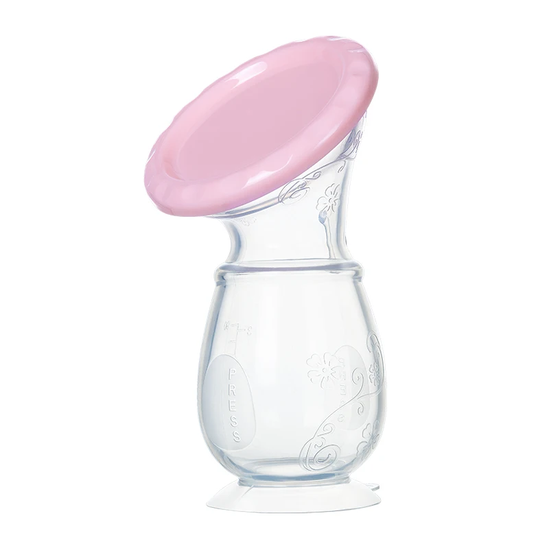 Manufacture BPA Free With Dust Cover Anti-galactorrhea Portable Manual Silicone Feeding Breast Pump