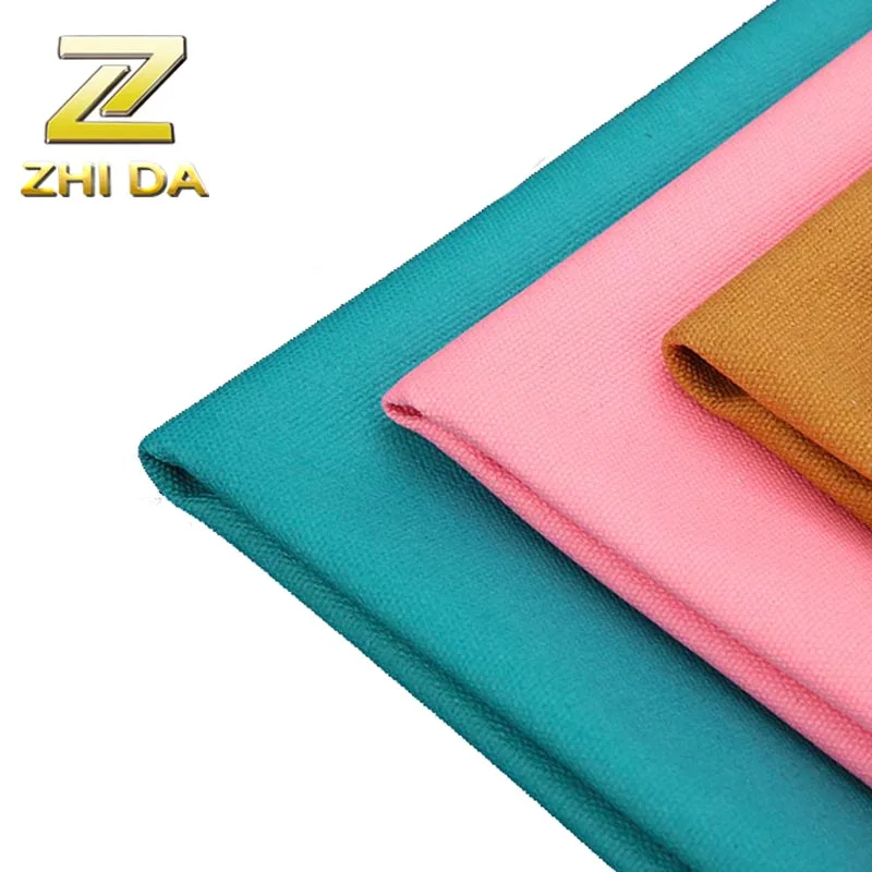 Guangzhou Textile  customized color  waterproof dry wax 100%  cotton fabric rolls for bags